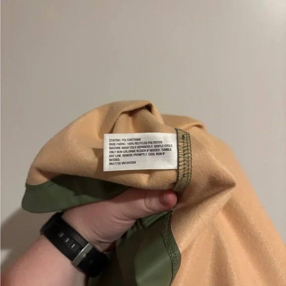 Olive Green Drawstring Midi Skirt - Picture 4 of 4